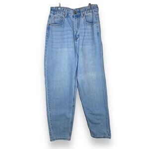 Wax Jean Light Blue Wash 1980s Mom Jeans Small